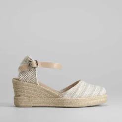 Best Sandalia cuña alta estampado rayas Mujer Espartos