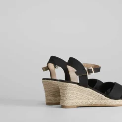 Clearance Sandalia cuña de esparto cruzada PICCOLA PIU Mujer Espartos|Sandalias Cuña