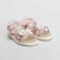 Discount Sandalia de pala con flores rosa COMFEET Sandalias