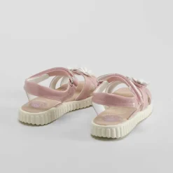 Discount Sandalia de pala con flores rosa COMFEET Sandalias