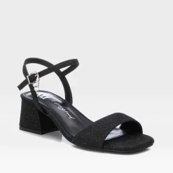 Outlet Sandalia de tacón cuadrado fiesta Mujer Sandalias Tacón