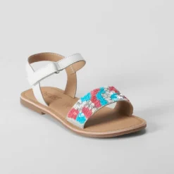Sale Sandalia de tiras de piel multicolor OH GIRL Sandalias