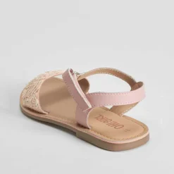 Clearance Sandalia de tiras piel rosa OH GIRL Sandalias