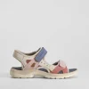 Clearance Sandalia deportiva beige y multicolor Mujer Sandalias Deportivas