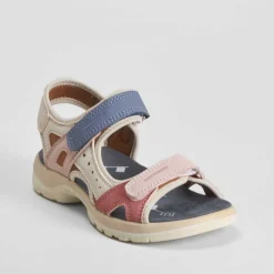 Clearance Sandalia deportiva beige y multicolor Mujer Sandalias Deportivas