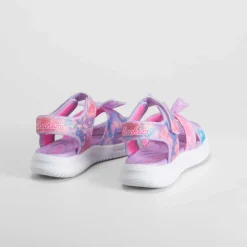 Discount Sandalia deportiva mariposa rosa y lila Sandalias