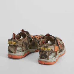 Sale Sandalia deportiva marrón y kaki Sandalias