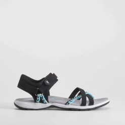 Outlet Sandalia deportiva tiras negra Mujer Sandalias Deportivas