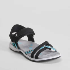 Outlet Sandalia deportiva tiras negra Mujer Sandalias Deportivas