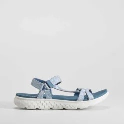 Sandalia deportiva walking brillos azul Mujer Sandalias Deportivas