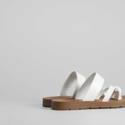 Clearance Sandalia destalonada esclava Mujer Sandalias Planas