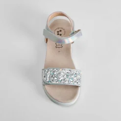 Discount Sandalia doble velcro plata COMFEET Sandalias