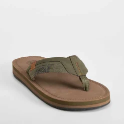 Clearance Sandalia esclava kaki Hombre Sandalias