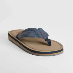 Discount Sandalia esclava lona azul Hombre Sandalias
