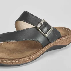 Online Sandalia esclava piel WALK & FLY Mujer Sandalias Confort|Sandalias Planas
