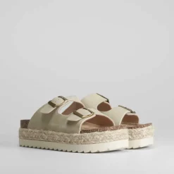 Online Sandalia esparto bio hebillas Mujer Sandalias Bio Y Menorquinas