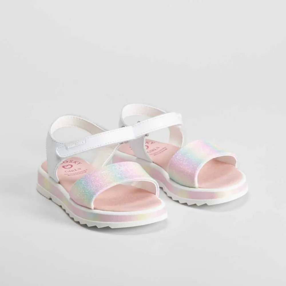 Discount Sandalia multicolor glitter Sandalias