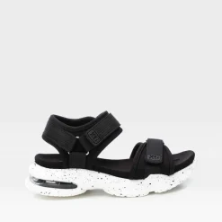 New Sandalia negra cámara de aire Sandalias