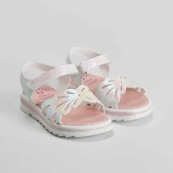 Sale Sandalia perlada piel blanca Sandalias