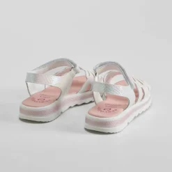 Sale Sandalia perlada piel blanca Sandalias