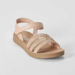 Sandalia plana brillo rosa OH GIRL Sandalias