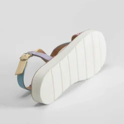 Discount Sandalia plana de tiras multicolor OH GIRL Sandalias