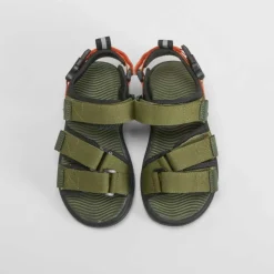 Online Sandalia plana infantil verde Sandalias