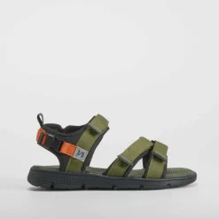 New Sandalia plana juvenil verde Sandalias