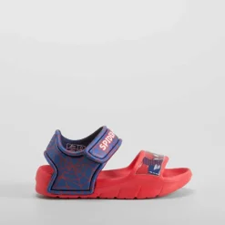 Discount Sandalia playa velcro rojo azul Chanclas