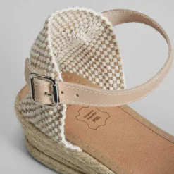 Outlet Sandalia serraje elásticos Mujer Espartos