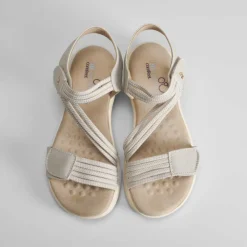 New Sandalia sport velcros y elásticos Mujer Sandalias Confort|Sandalias Planas