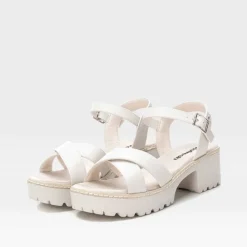 Discount Sandalia tacón medio track Mujer Sandalias Tacón