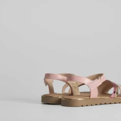 Clearance Sandalia tiras iridiscentes OH GIRL Sandalias