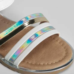 Sale Sandalia tiras iridiscentes OH GIRL Sandalias