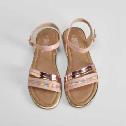 Clearance Sandalia tiras iridiscentes de OH GIRL Sandalias
