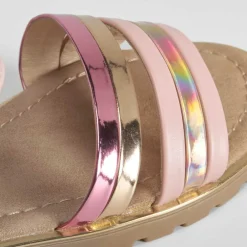 Clearance Sandalia tiras iridiscentes de OH GIRL Sandalias