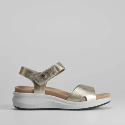 Outlet Sandalia Yagon de piel Mujer Sandalias Cuña|Sandalias Confort