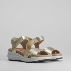 Outlet Sandalia Yagon de piel Mujer Sandalias Cuña|Sandalias Confort