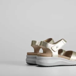 Outlet Sandalia Yagon de piel Mujer Sandalias Cuña|Sandalias Confort