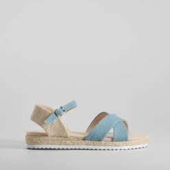 Discount Sandalia yute cruzada azul OH GIRL Sandalias