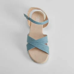 Discount Sandalia yute cruzada azul OH GIRL Sandalias