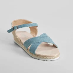 Discount Sandalia yute cruzada azul OH GIRL Sandalias