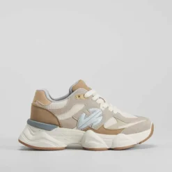 Discount Sneaker chunky marrón claro Mujer Zapatillas Deportivas