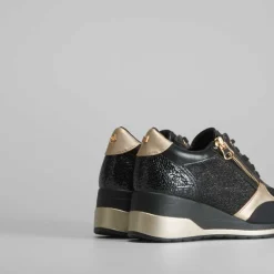 Best Sneaker con cuña y brillos PICCOLA PIU Mujer Sneakers