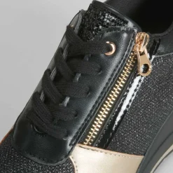 Best Sneaker con cuña y brillos PICCOLA PIU Mujer Sneakers