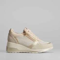 Hot Sneaker con cuña y brillos PICCOLA PIU Mujer Sneakers