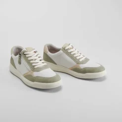 Best Sneaker cremallera beige Mujer Sneakers