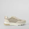 Outlet Sneaker cremallera beige Mujer Sneakers