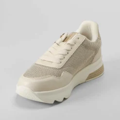 Outlet Sneaker cremallera beige Mujer Sneakers