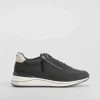 Sale Sneaker cremallera negro Mujer Sneakers